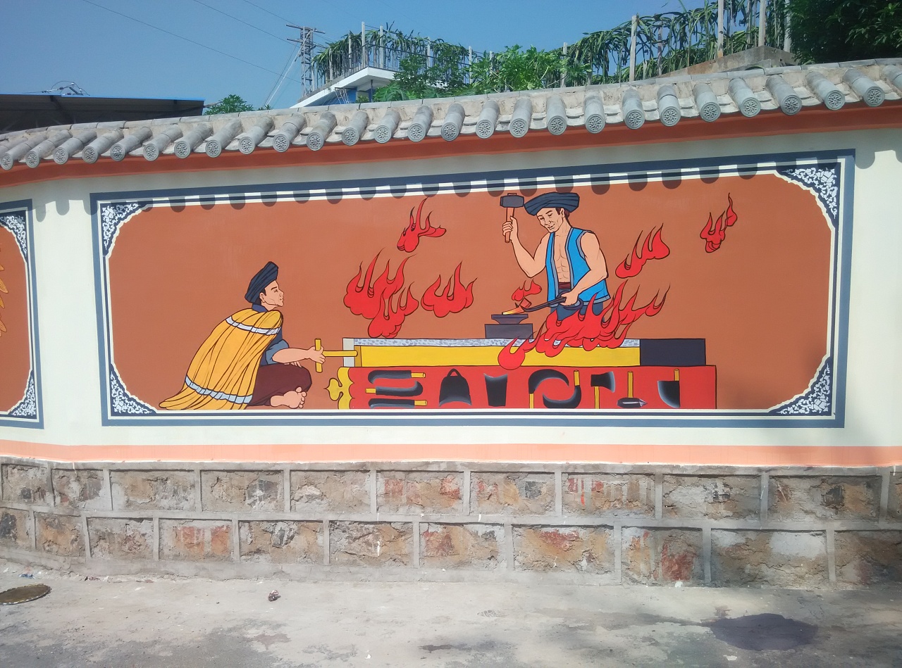 如何在家里面繪制中式風格的墻繪